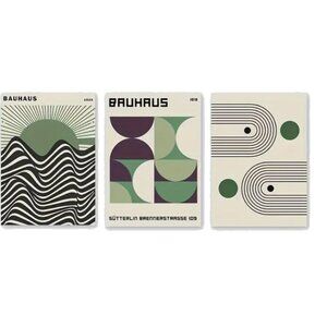 Bauhaus Modern Art Prints (Rolled, No Frame)